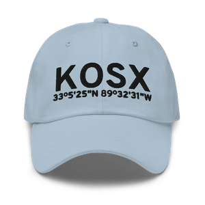 Kosciusko Attala County Airport (KOSX) ICAO Hat