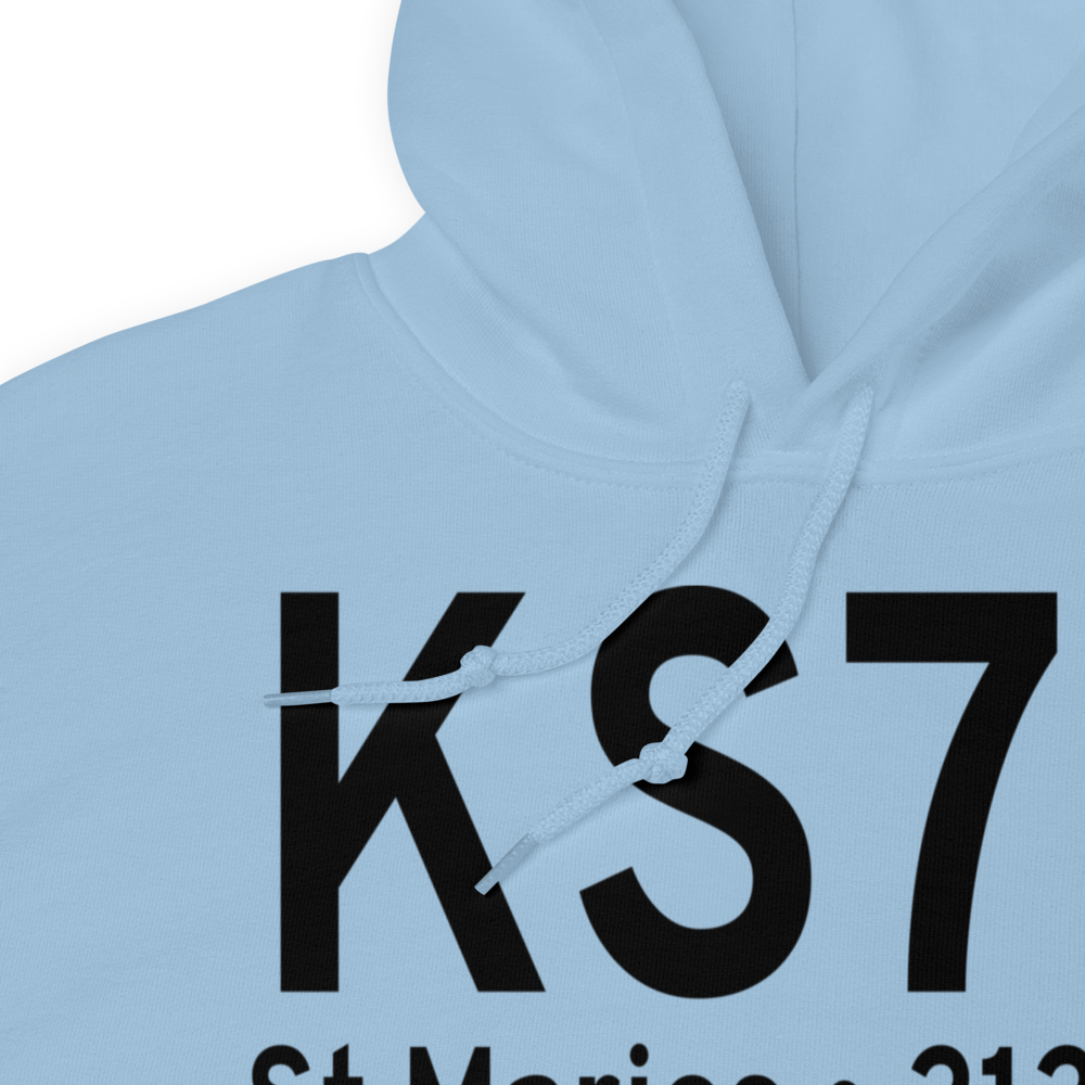 St Maries Municipal Airport (KS72) ICAO Hoodie Sweatshirt 