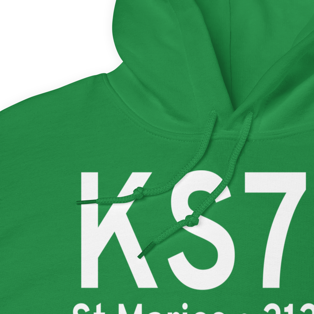 St Maries Municipal Airport (KS72) ICAO Hoodie Sweatshirt 