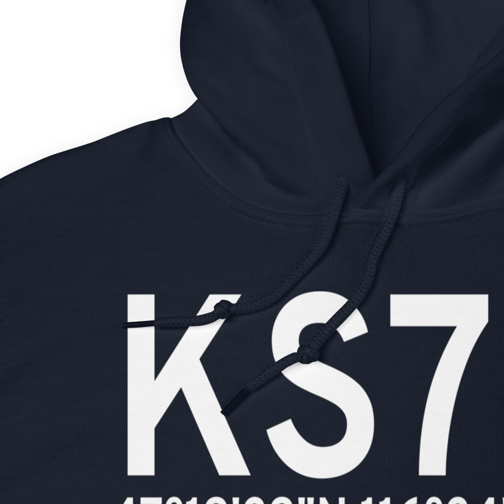 St Maries Municipal Airport (KS72) ICAO Hoodie Sweatshirt 