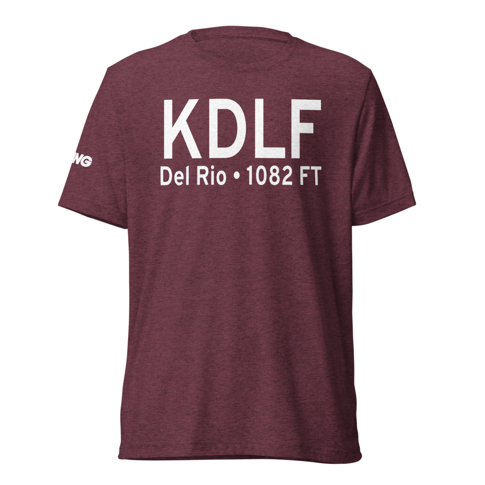 DLF Airport (KDLF) ICAO Tri-blend T-Shirt 