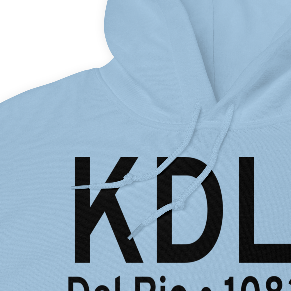 DLF Airport (KDLF) ICAO Hoodie Sweatshirt 