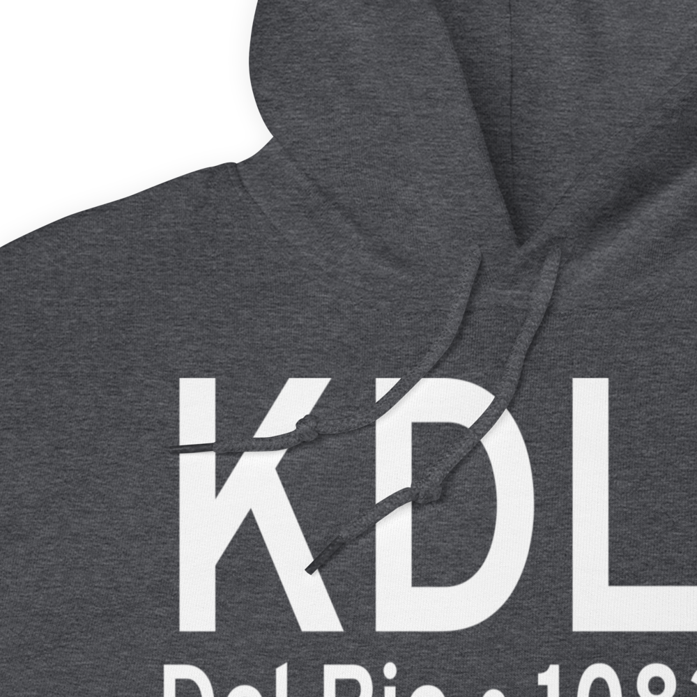DLF Airport (KDLF) ICAO Hoodie Sweatshirt 