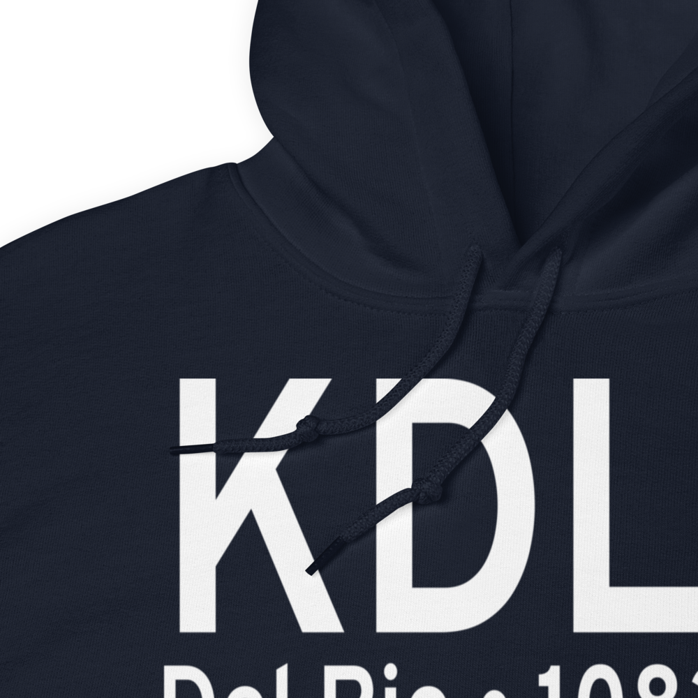 DLF Airport (KDLF) ICAO Hoodie Sweatshirt 