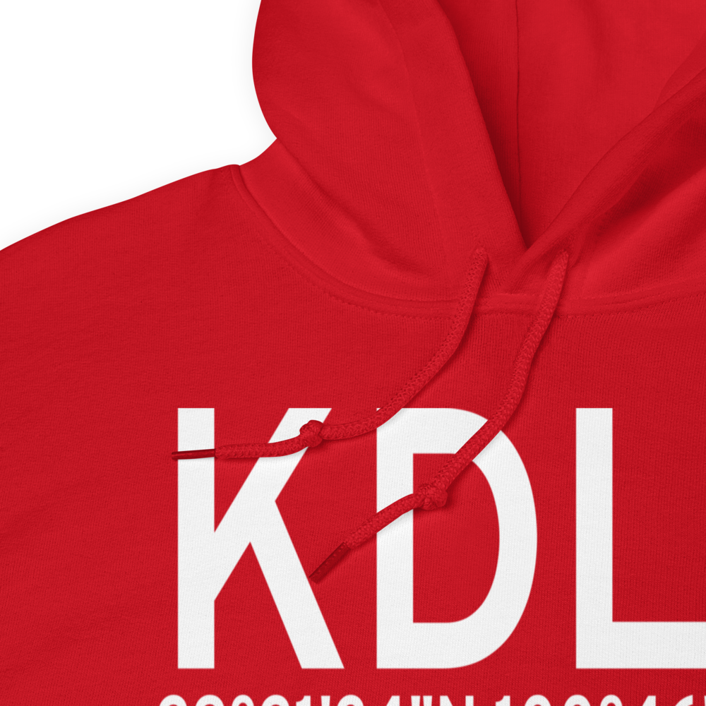 DLF Airport (KDLF) ICAO Hoodie Sweatshirt 