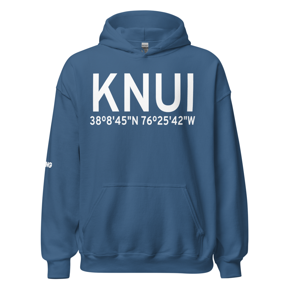 Webster Nolf Airport (KNUI) ICAO Hoodie Sweatshirt 