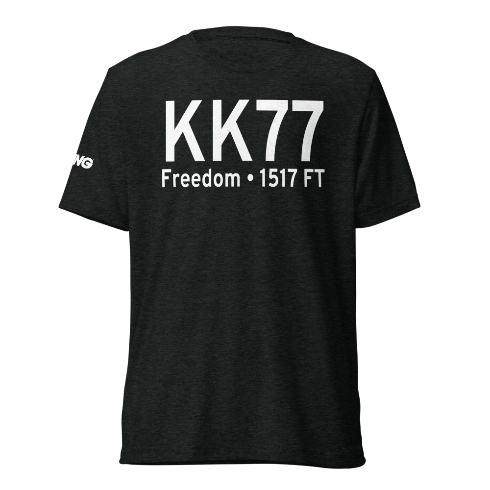 Freedom Municipal Airport (KK77) ICAO Tri-blend T-Shirt 