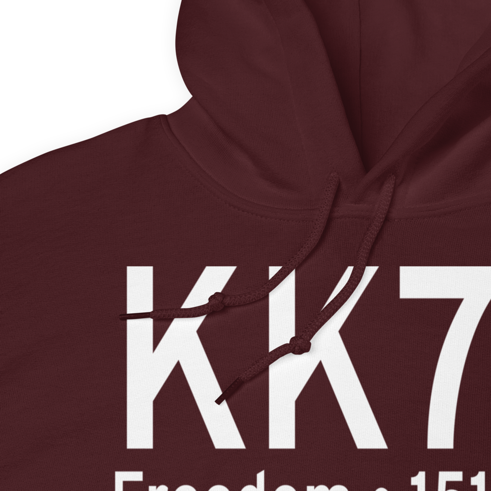 Freedom Municipal Airport (KK77) ICAO Hoodie Sweatshirt 