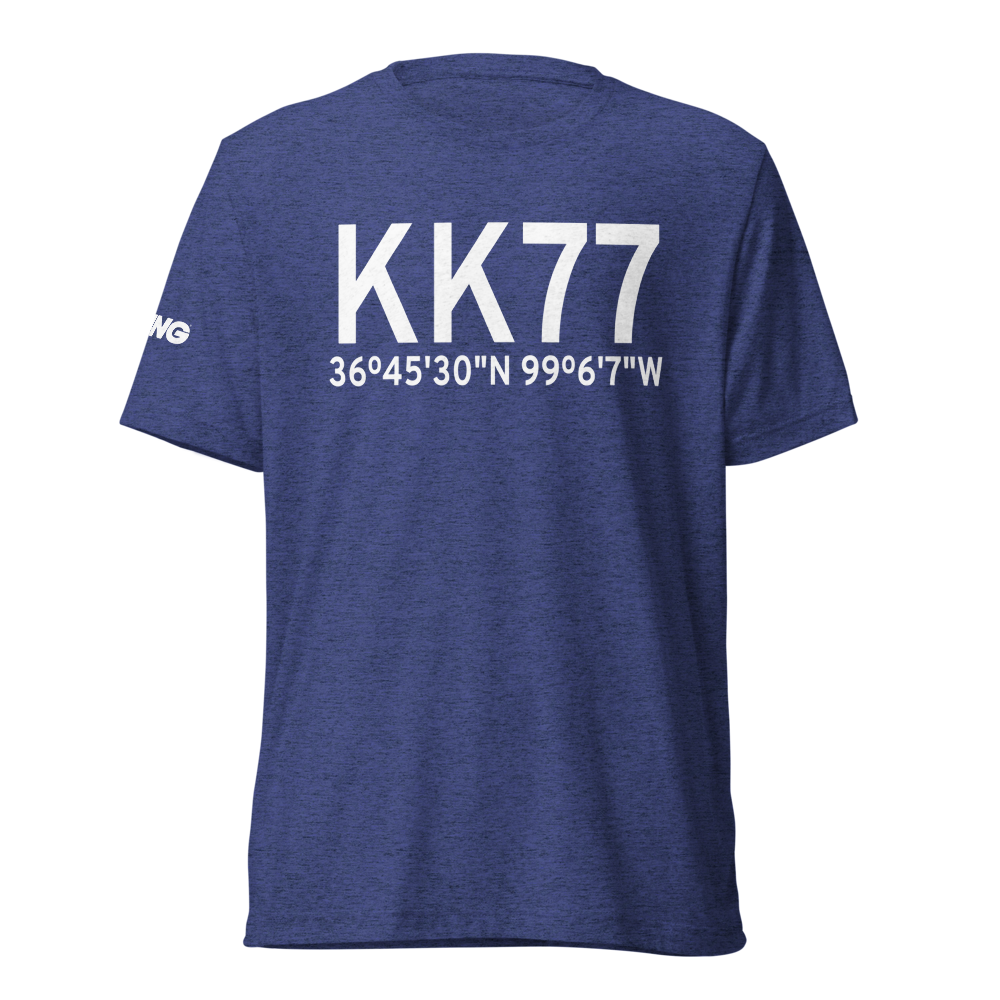 Freedom Municipal Airport (KK77) ICAO Tri-blend T-Shirt 