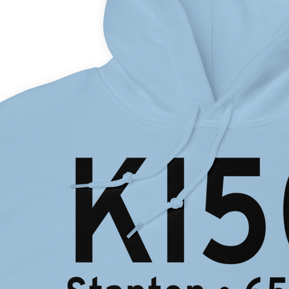 Stanton Airport (KI50) ICAO Hoodie Sweatshirt 