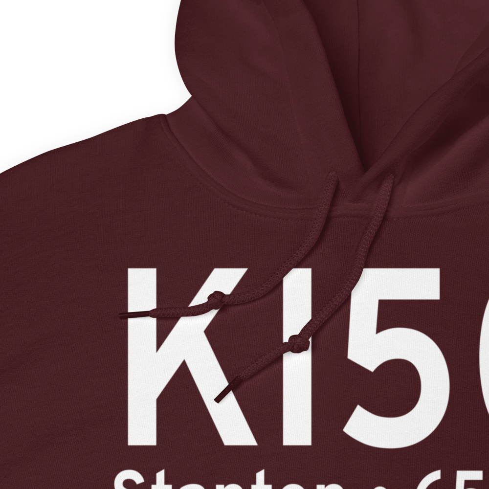 Stanton Airport (KI50) ICAO Hoodie Sweatshirt 