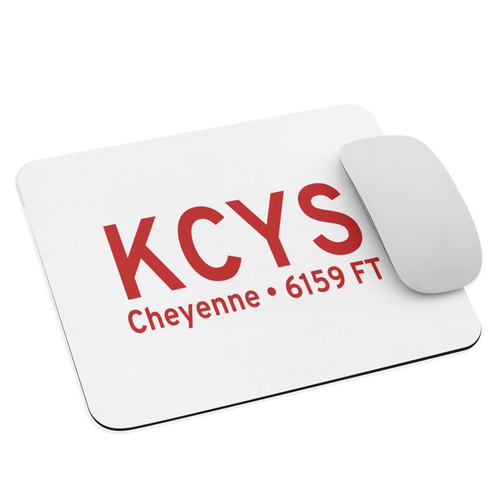 Cheyenne Regional Jerry Olson Field (KCYS) ICAO  Mouse Pad 