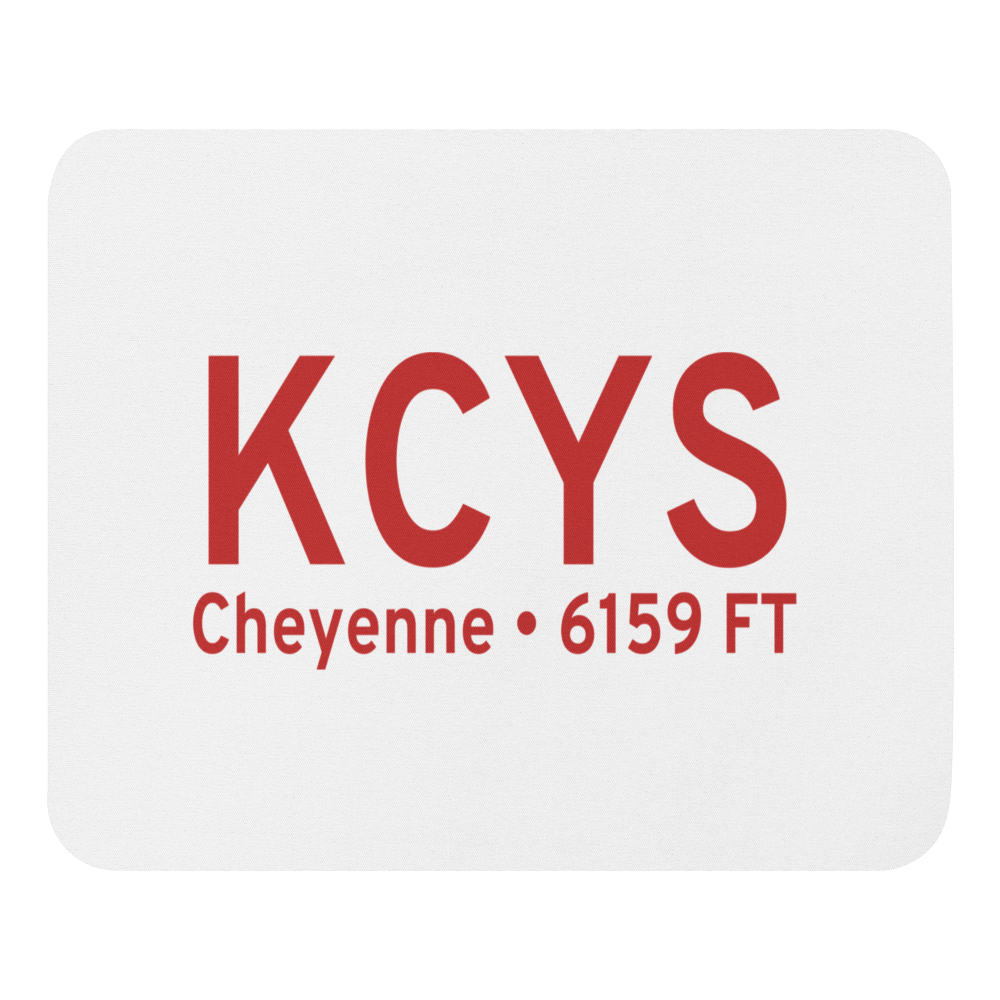 Cheyenne Regional Jerry Olson Field (KCYS) ICAO  Mouse Pad 