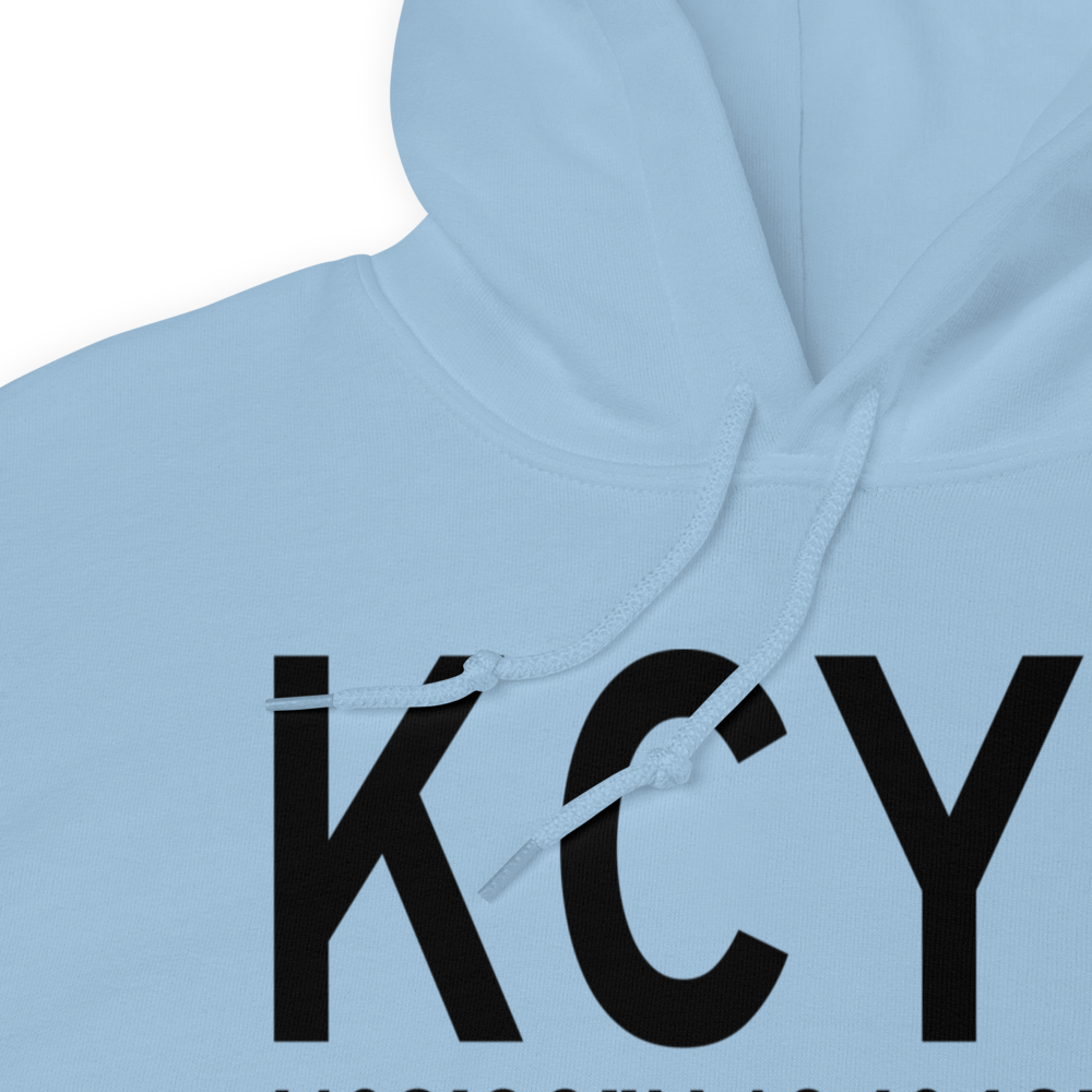 Cheyenne Regional Jerry Olson Field (KCYS) ICAO Hoodie Sweatshirt 