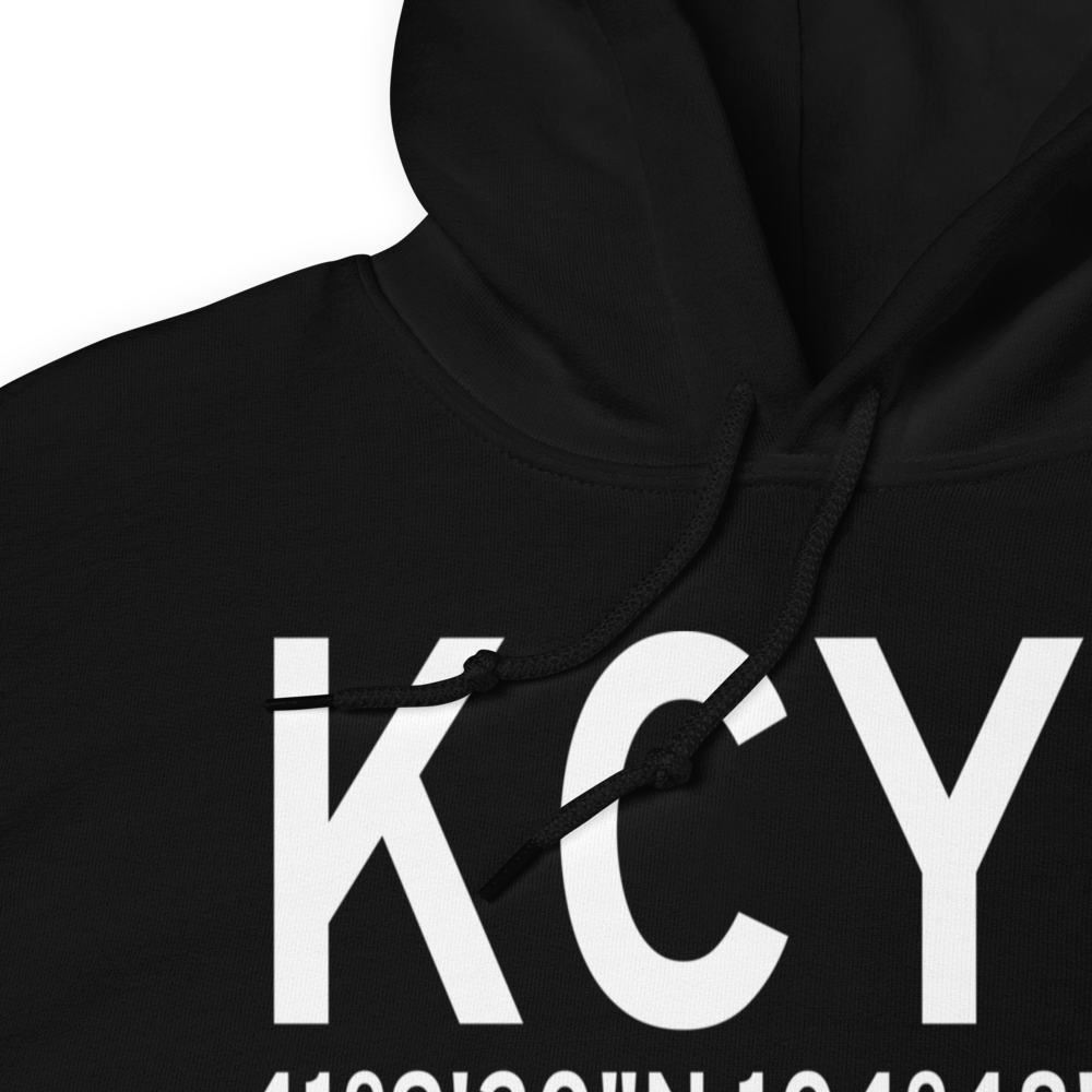 Cheyenne Regional Jerry Olson Field (KCYS) ICAO Hoodie Sweatshirt 