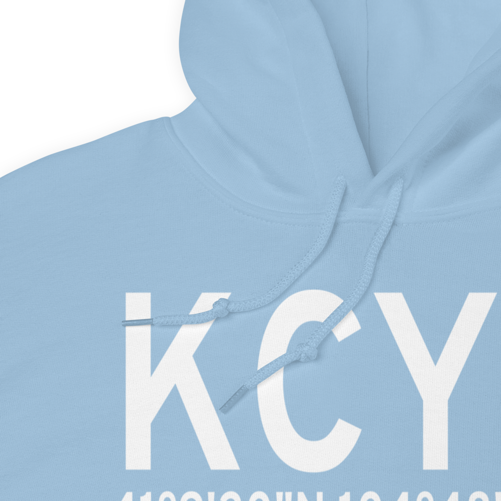 Cheyenne Regional Jerry Olson Field (KCYS) ICAO Hoodie Sweatshirt 