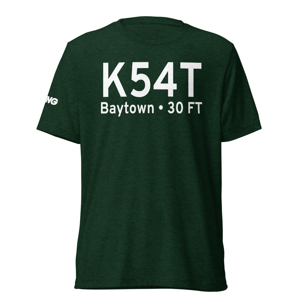 RWJ Airpark (K54T) ICAO Tri-blend T-Shirt 