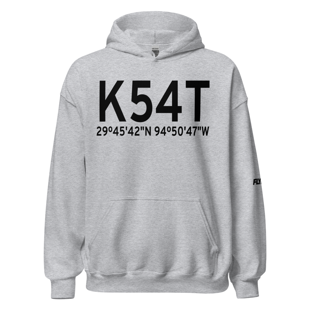 RWJ Airpark (K54T) ICAO Hoodie Sweatshirt 