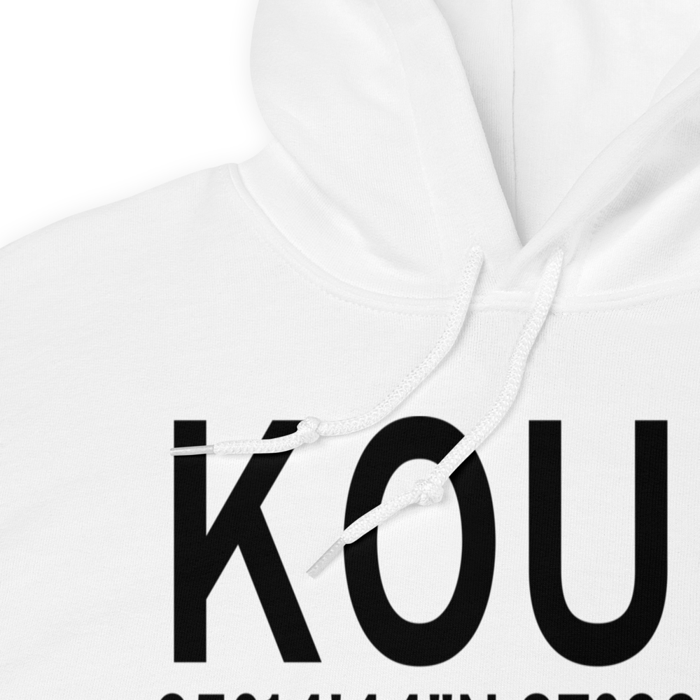 University of Oklahoma Westheimer Airport (KOUN) ICAO Hoodie Sweatshirt 