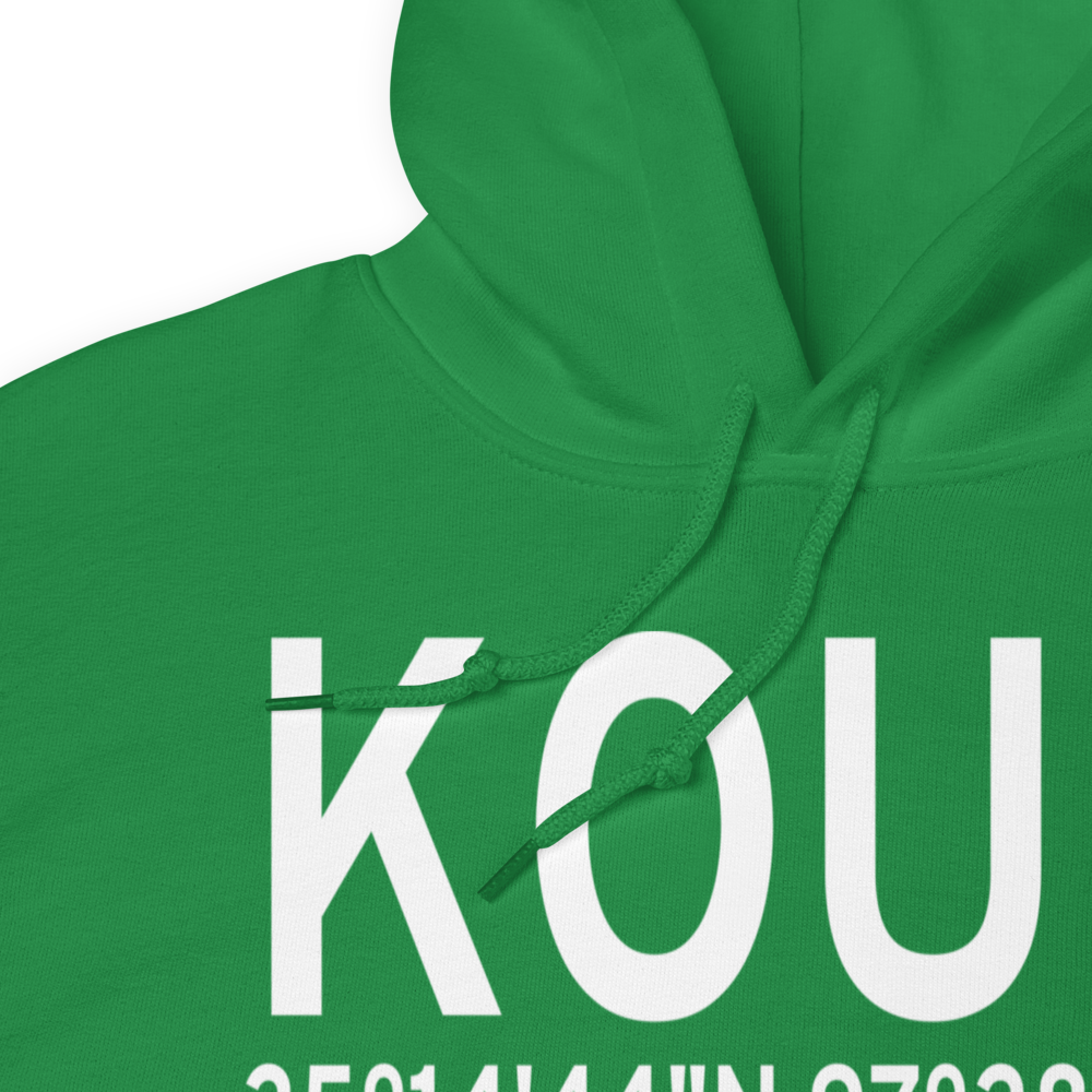 University of Oklahoma Westheimer Airport (KOUN) ICAO Hoodie Sweatshirt 