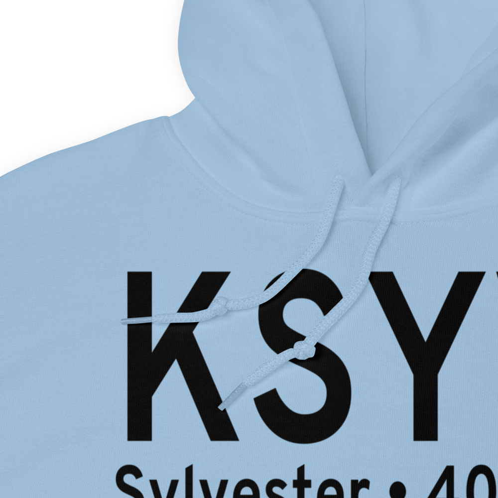 Sylvester Airport (KSYV) ICAO Hoodie Sweatshirt 