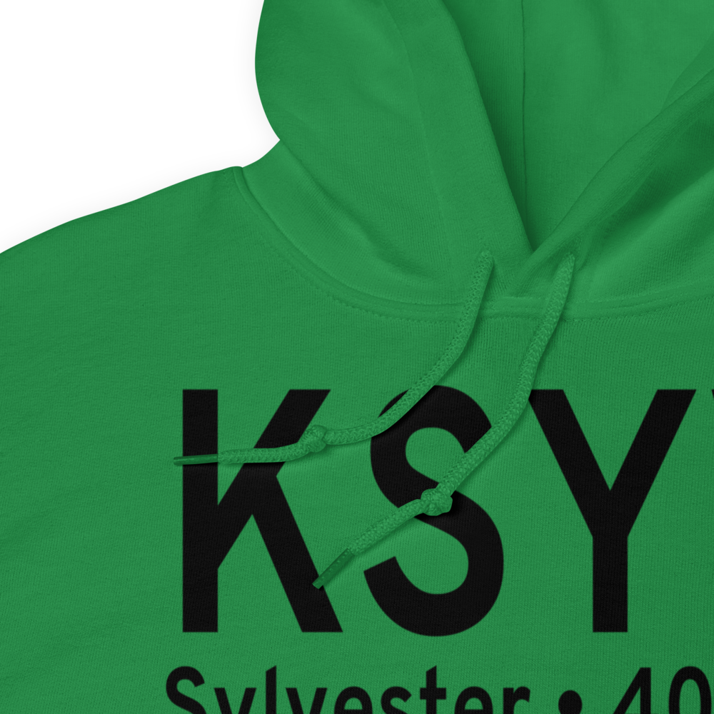 Sylvester Airport (KSYV) ICAO Hoodie Sweatshirt 