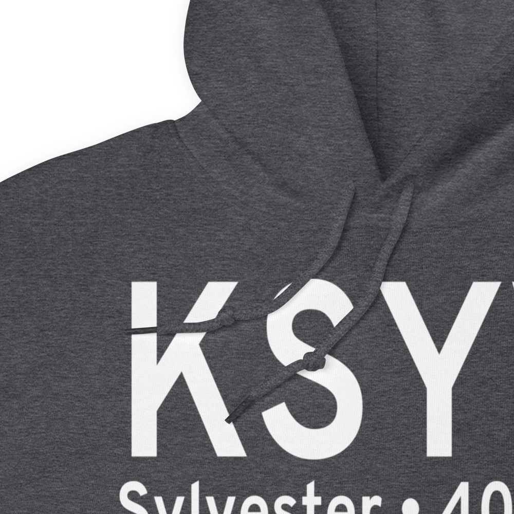 Sylvester Airport (KSYV) ICAO Hoodie Sweatshirt 