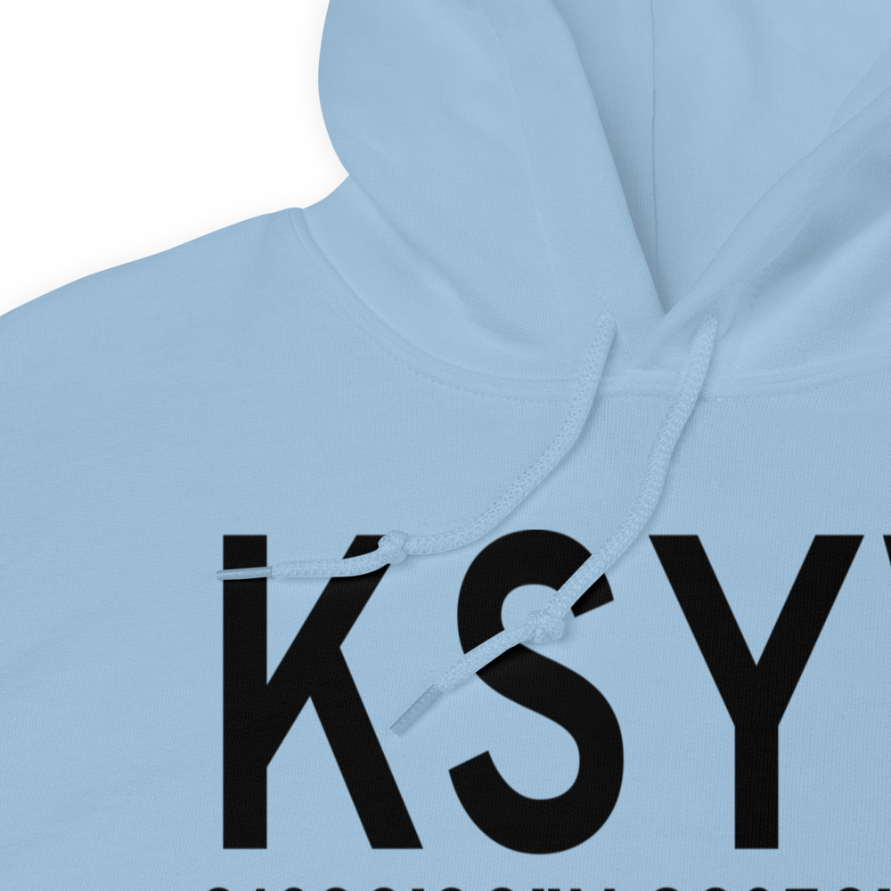 Sylvester Airport (KSYV) ICAO Hoodie Sweatshirt 