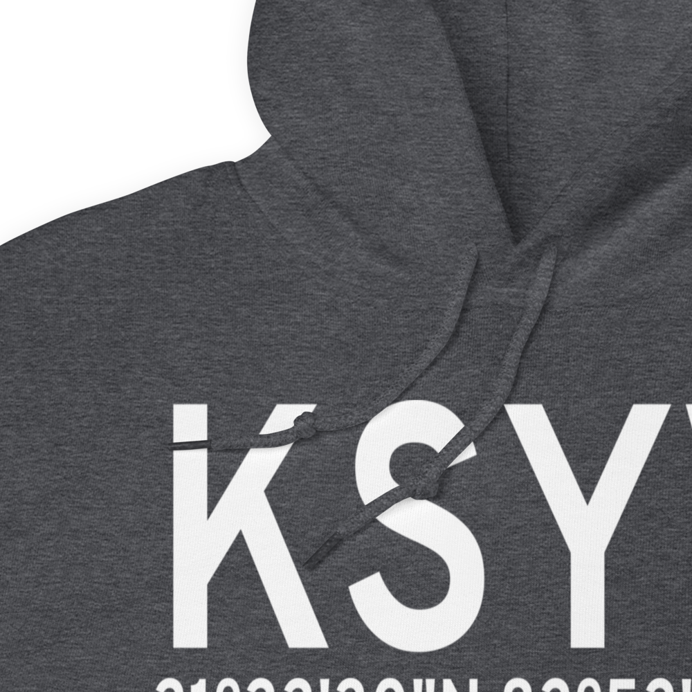 Sylvester Airport (KSYV) ICAO Hoodie Sweatshirt 