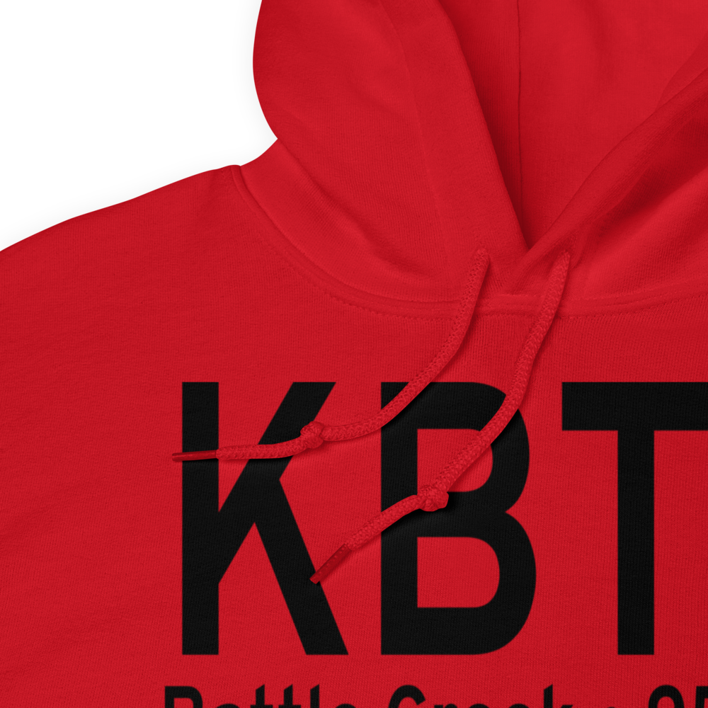 W K Kellogg Airport (KBTL) ICAO Hoodie Sweatshirt 