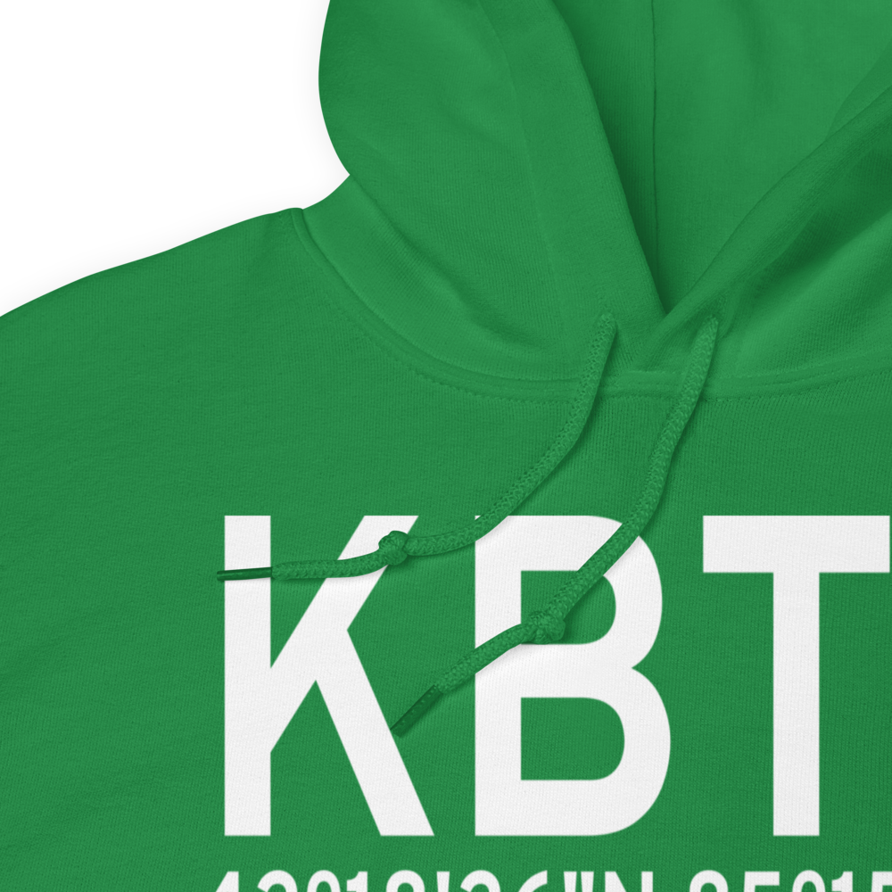 W K Kellogg Airport (KBTL) ICAO Hoodie Sweatshirt 