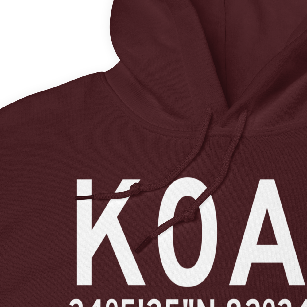 Hester Memorial Airport (K0A2) ICAO Hoodie Sweatshirt 