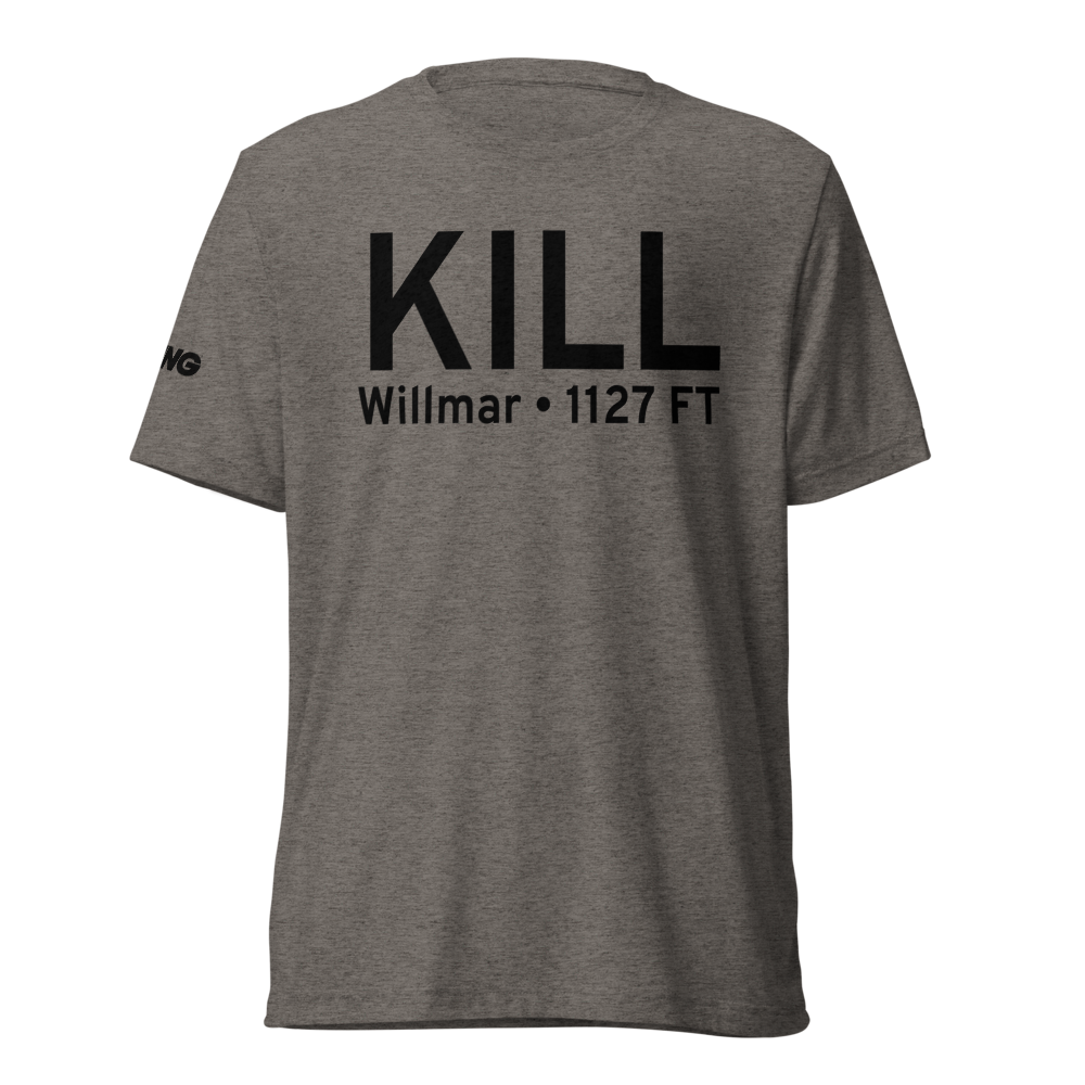 Willmar Municipal John L Rice Field (KILL) ICAO Tri-blend T-Shirt 