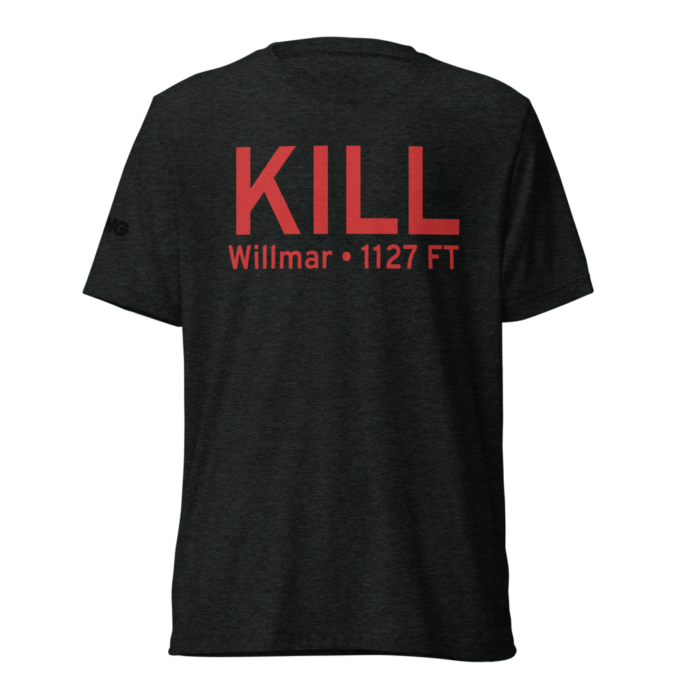 Willmar Municipal John L Rice Field (KILL) ICAO Tri-blend T-Shirt 