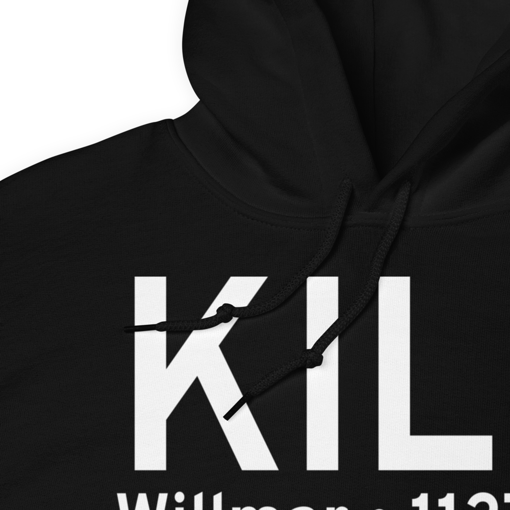 Willmar Municipal John L Rice Field (KILL) ICAO Hoodie Sweatshirt 