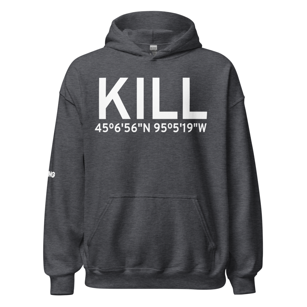 Willmar Municipal John L Rice Field (KILL) ICAO Hoodie Sweatshirt 
