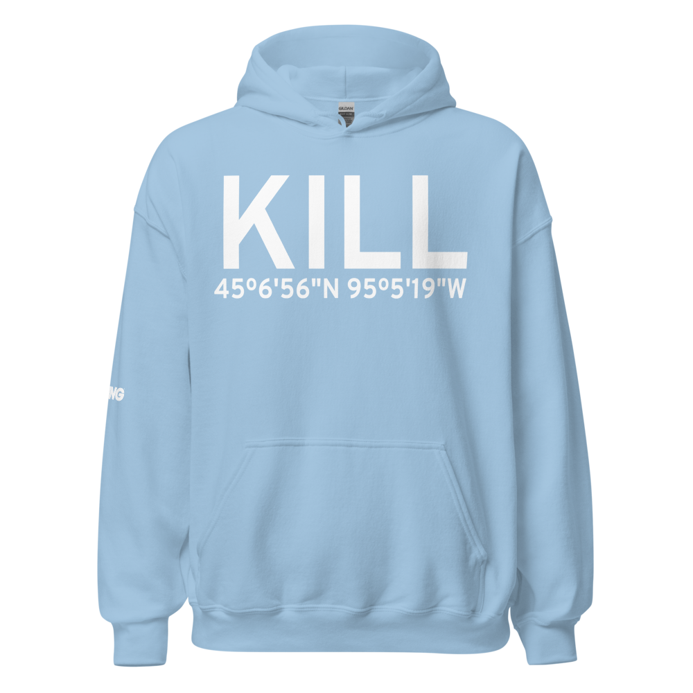 Willmar Municipal John L Rice Field (KILL) ICAO Hoodie Sweatshirt 