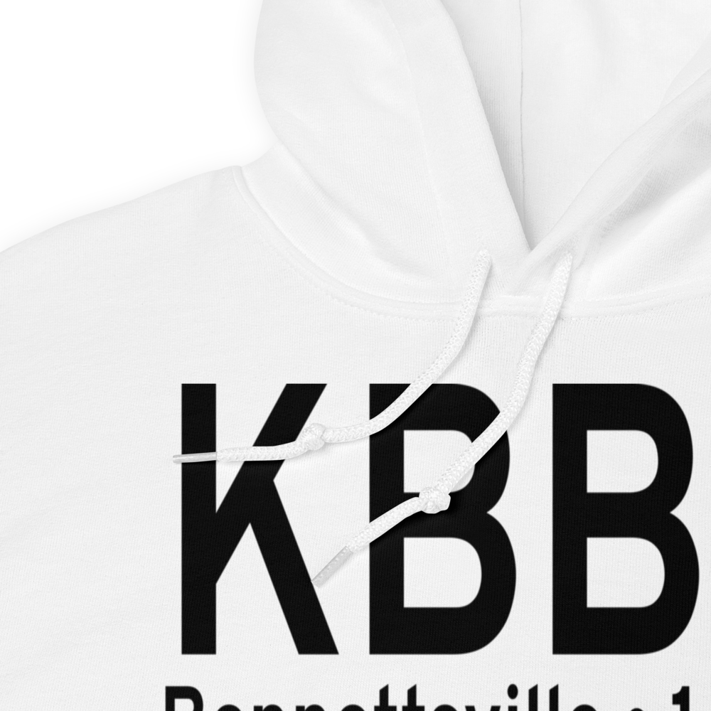 Marlboro County Jetport H.E. Avent Field (KBBP) ICAO Hoodie Sweatshirt 