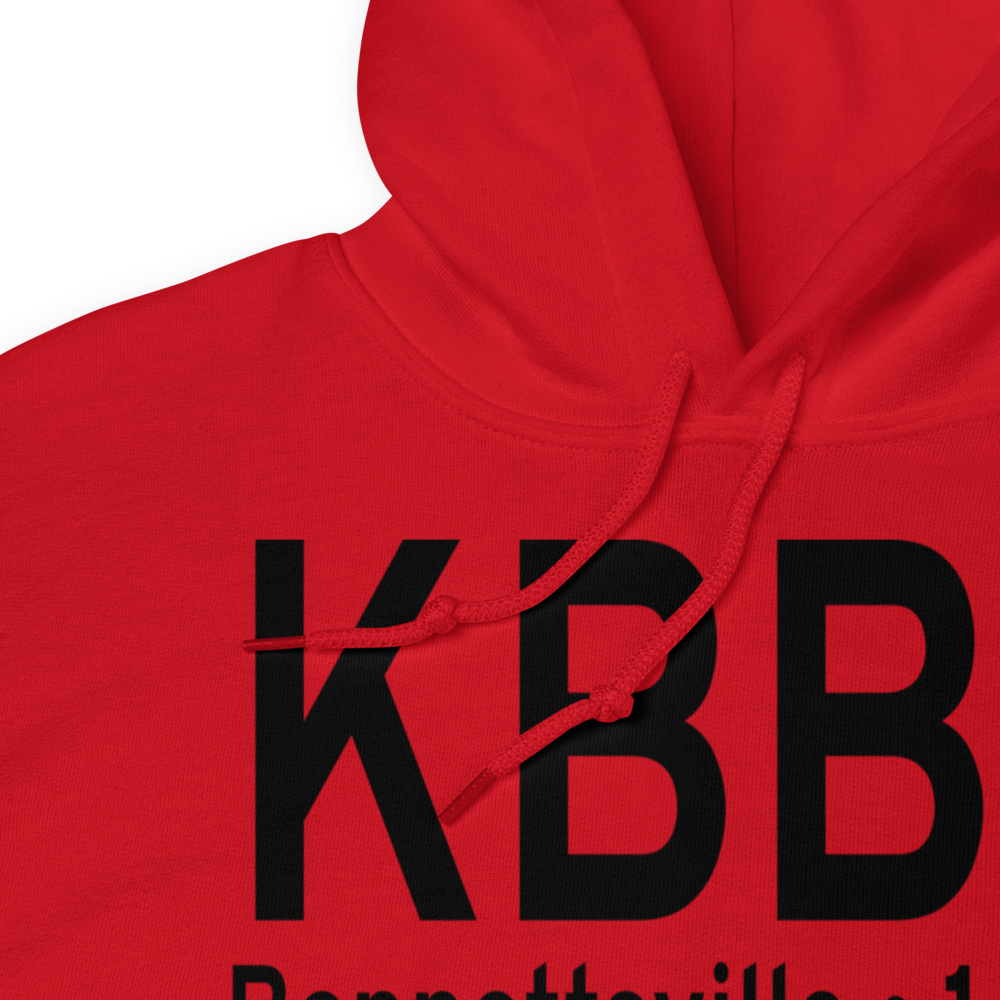 Marlboro County Jetport H.E. Avent Field (KBBP) ICAO Hoodie Sweatshirt 