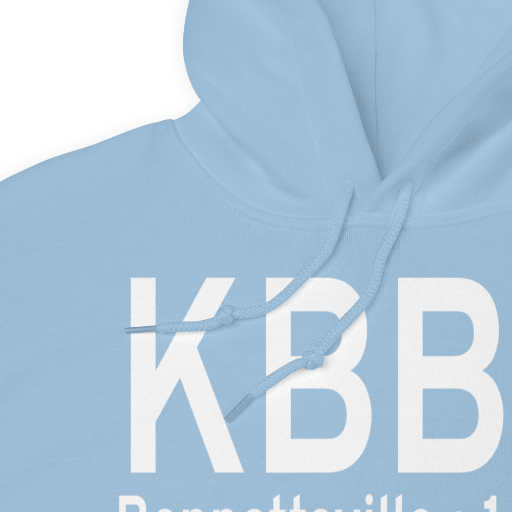 Marlboro County Jetport H.E. Avent Field (KBBP) ICAO Hoodie Sweatshirt 