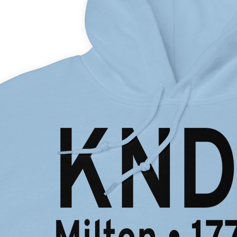 Whiting Field Naval Air Station South Airport (KNDZ) ICAO Hoodie Sweatshirt 