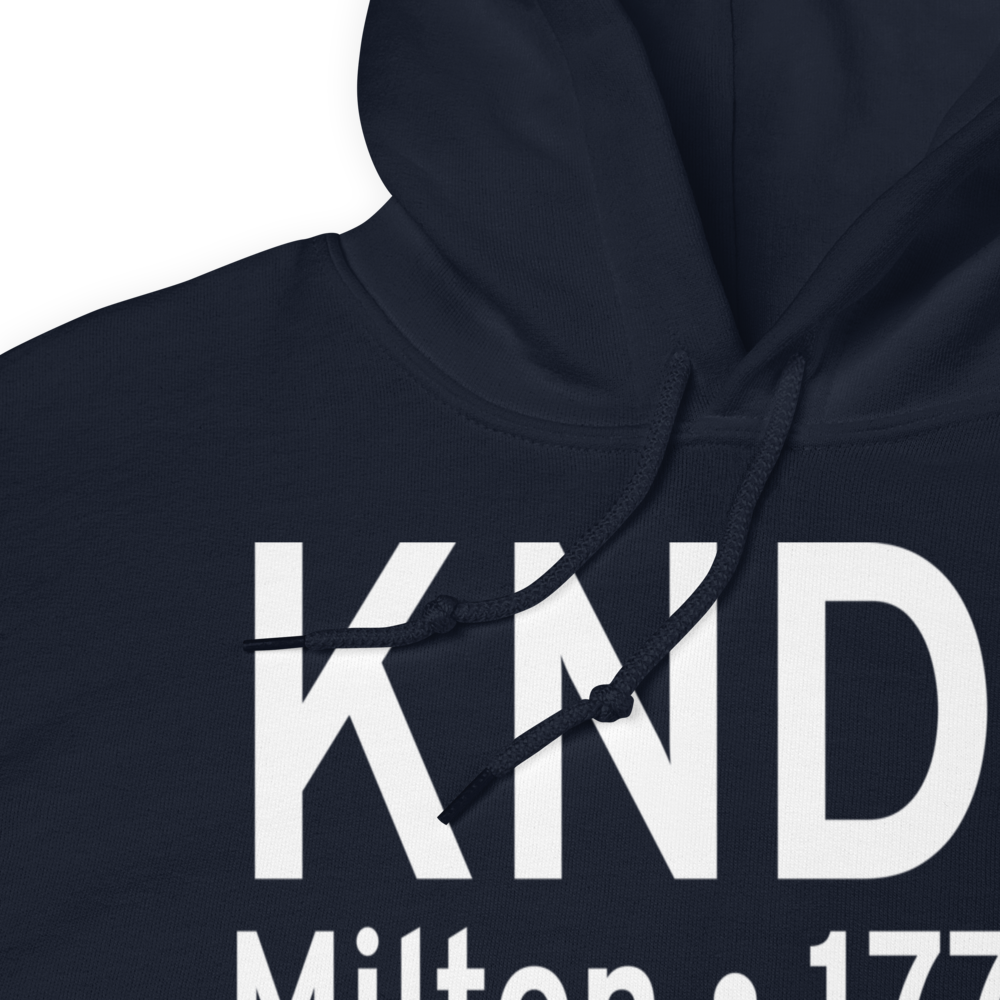 Whiting Field Naval Air Station South Airport (KNDZ) ICAO Hoodie Sweatshirt 