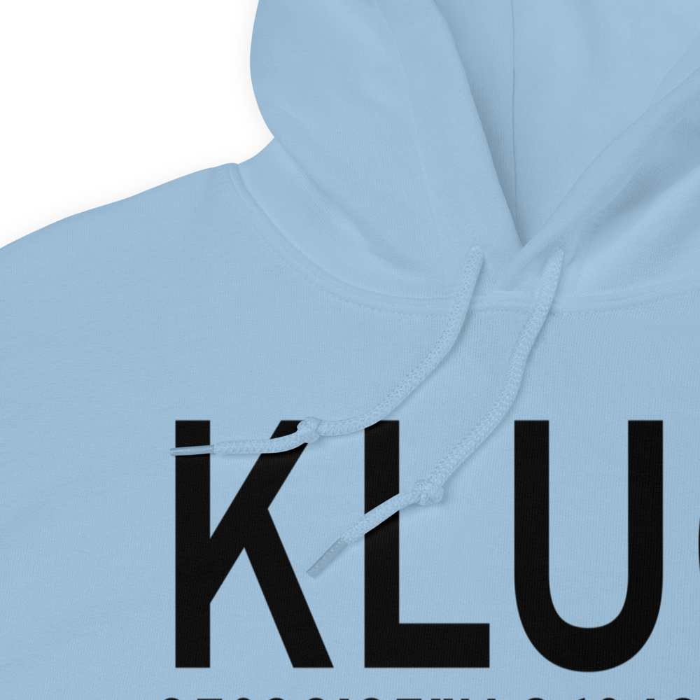 Ellington Airport (KLUG) ICAO Hoodie Sweatshirt 