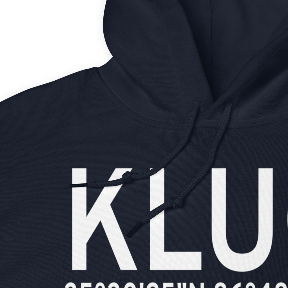 Ellington Airport (KLUG) ICAO Hoodie Sweatshirt 