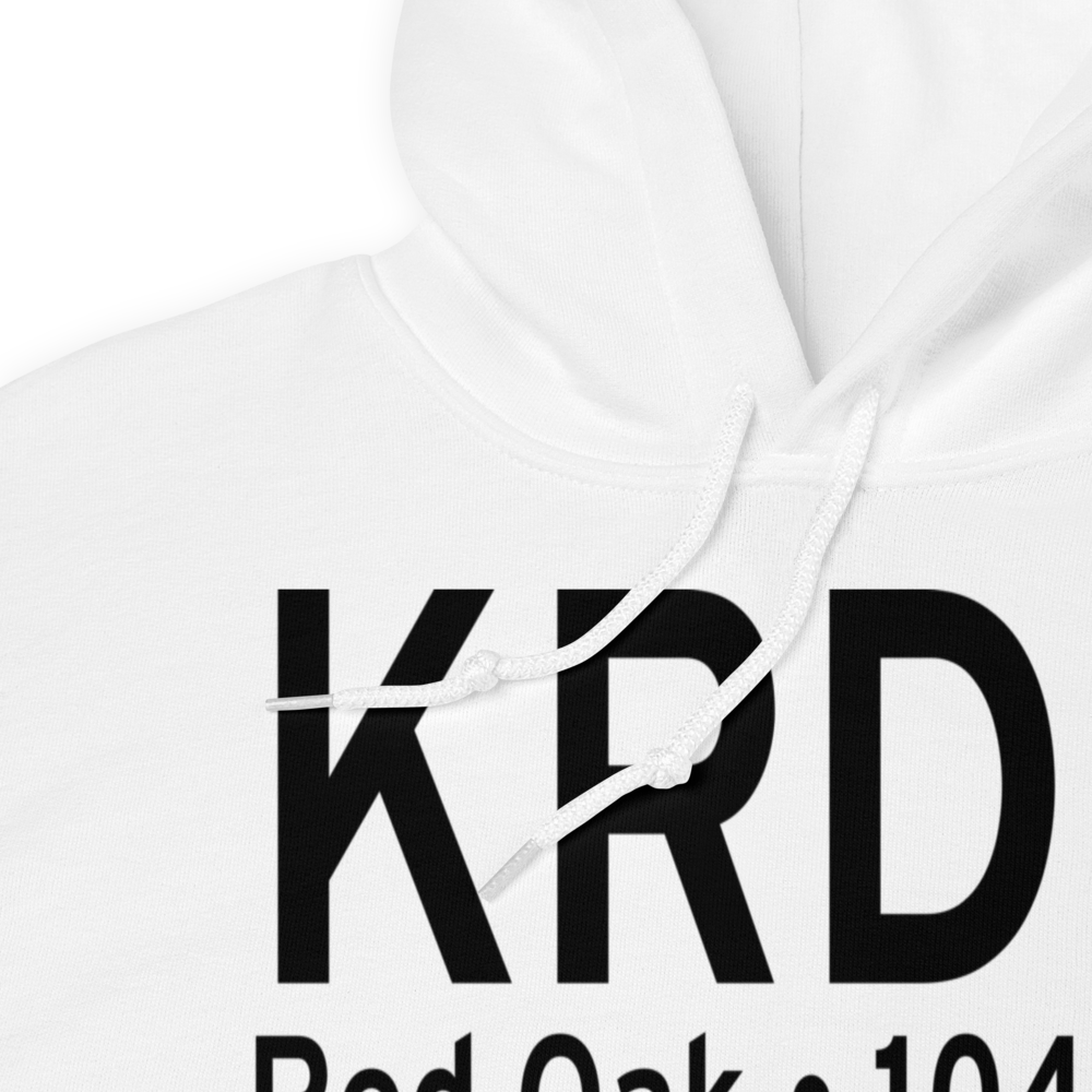 Red Oak Municipal Airport (KRDK) ICAO Hoodie Sweatshirt 