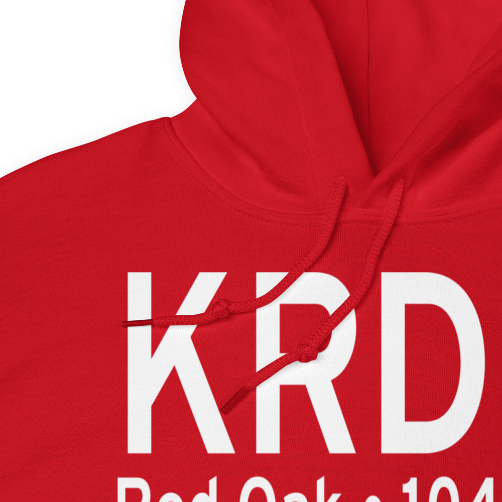 Red Oak Municipal Airport (KRDK) ICAO Hoodie Sweatshirt 