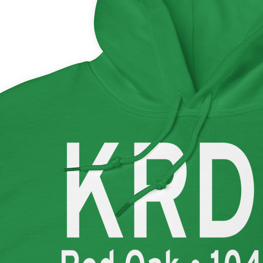 Red Oak Municipal Airport (KRDK) ICAO Hoodie Sweatshirt 