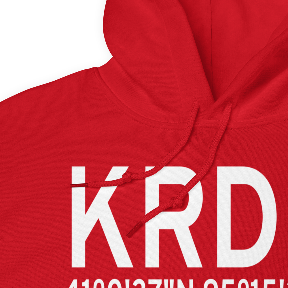Red Oak Municipal Airport (KRDK) ICAO Hoodie Sweatshirt 