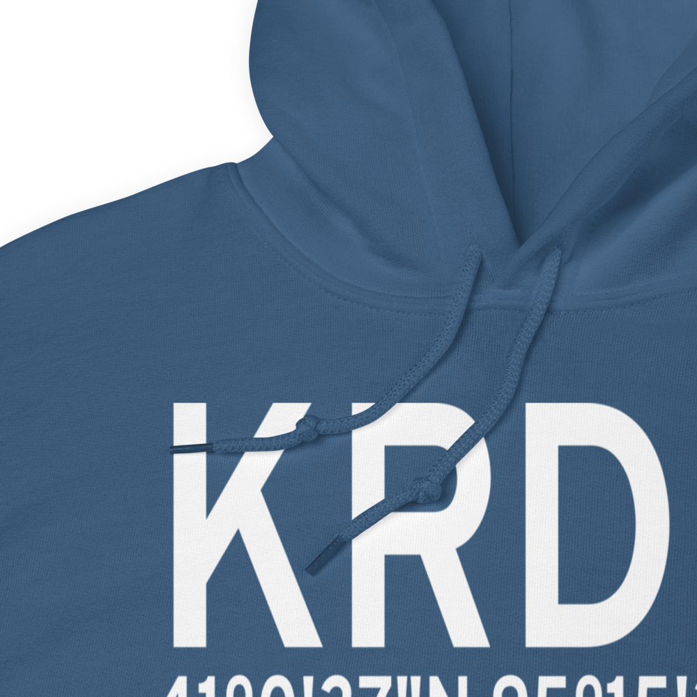 Red Oak Municipal Airport (KRDK) ICAO Hoodie Sweatshirt 