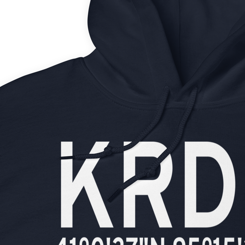 Red Oak Municipal Airport (KRDK) ICAO Hoodie Sweatshirt 